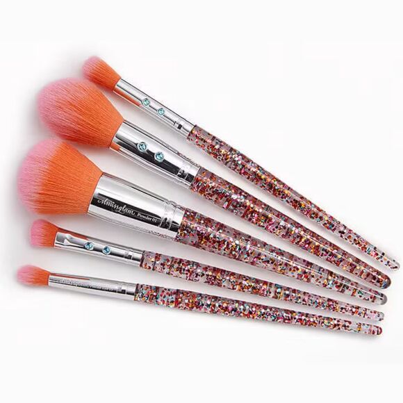 NIP SLMissGlam Rainbow Luxe Makeup Brush Set - Picture 2 of 8